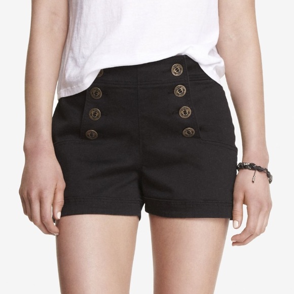 high rise sailor shorts